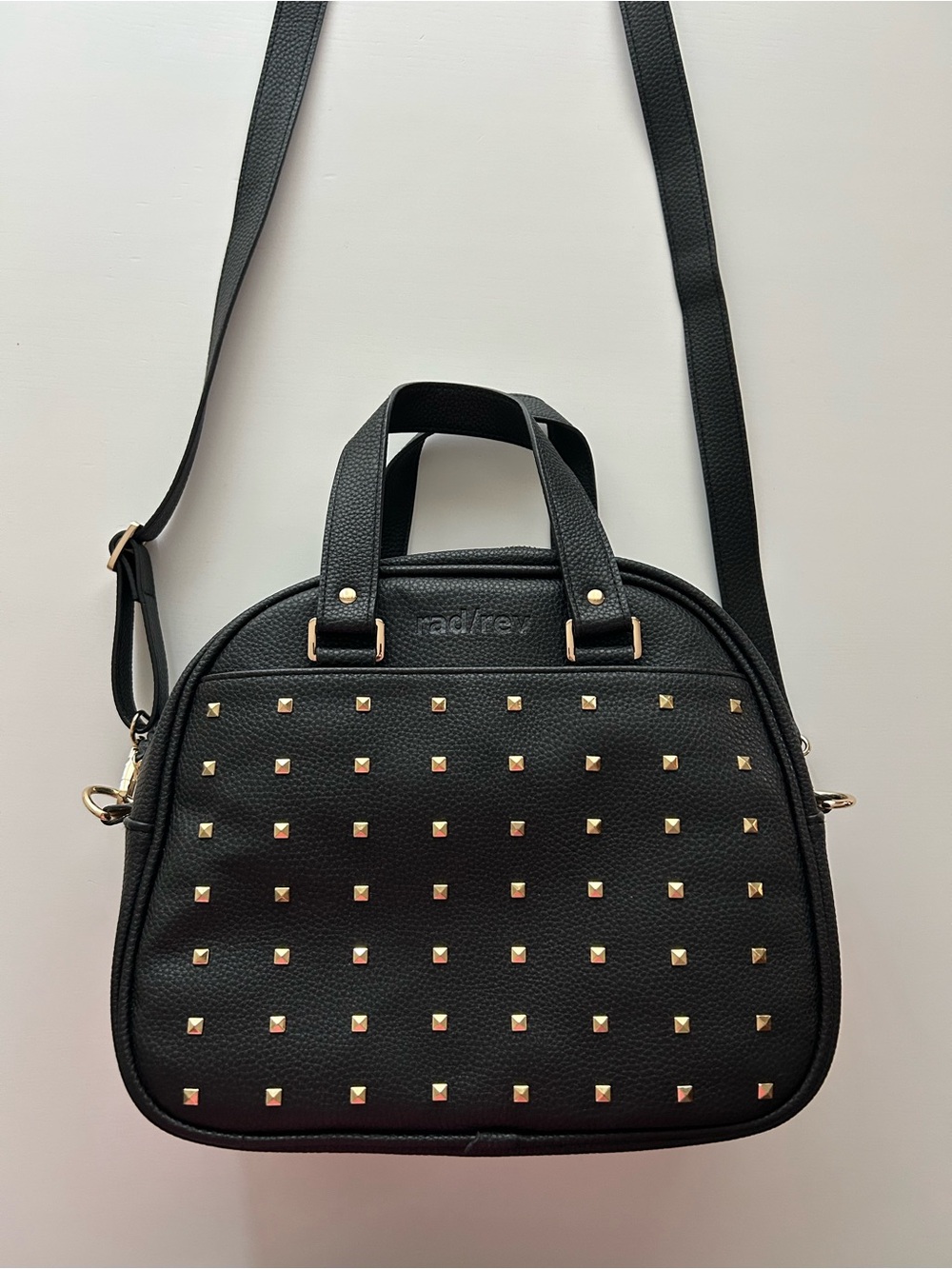 Black Crossbody purse handbag Rad Rev bag